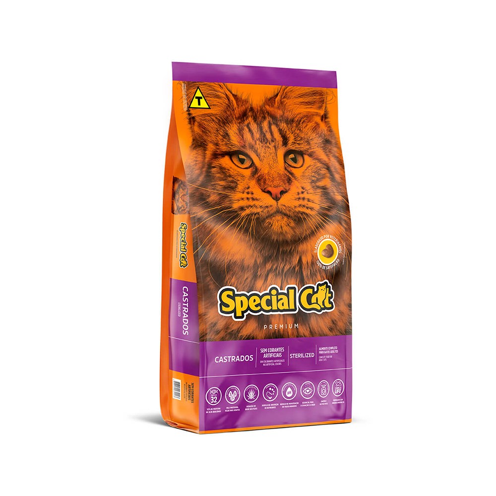 Ração Special Cat para Gatos Adultos Castrados