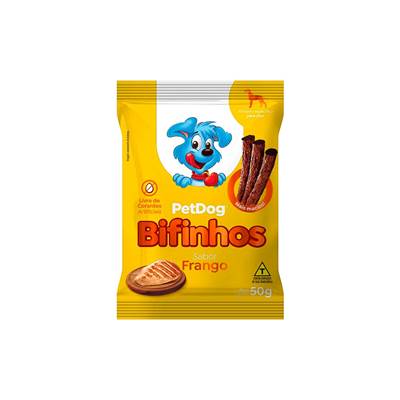 Bifinho Pet Dog para Cães Sabor Frango 50g