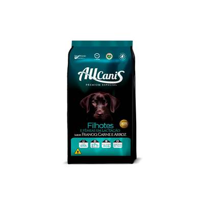 Ração Allcanis Lactação para Cães Filhotes sabor Frango, Carne e Arroz 2,5kg