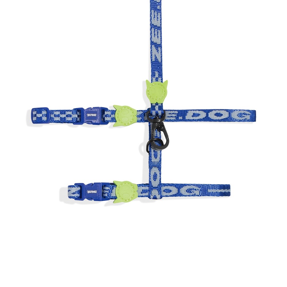 Peitoral com Guia para Gatos Jacquard Astro