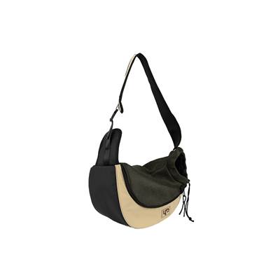 Bolsa de Transporte Up4You Canguru Lateral Bege para Cães e Gatos G