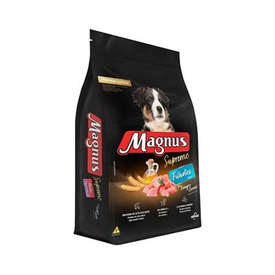 Ração Magnus Supreme para Cães Filhotes Sabor Frango e Cereais 