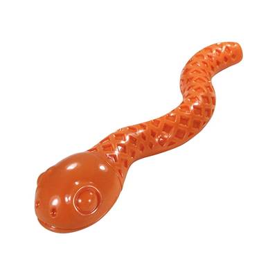 Brinquedo Jambo TPR Sound Cobra Laranja para Cães U