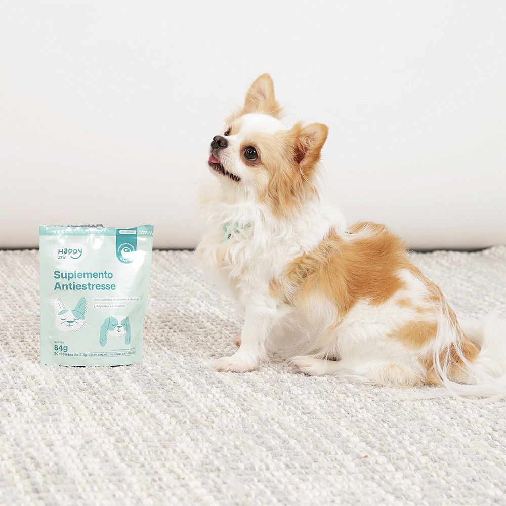 Suplemento Happy Zen Antiestresse para Cães 
