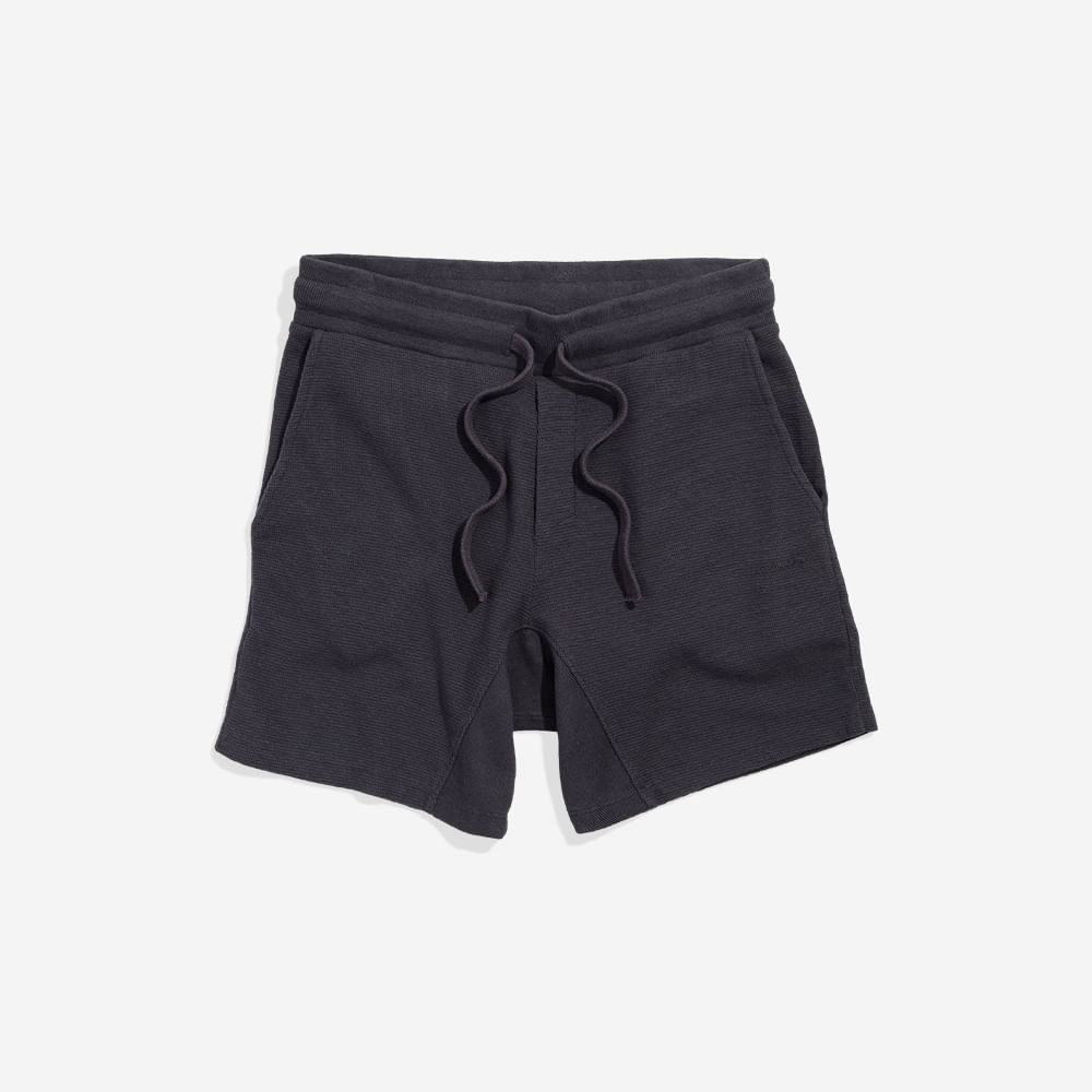 Bermuda Grid Cotton Masculino Heritage Preto | Imagem 2