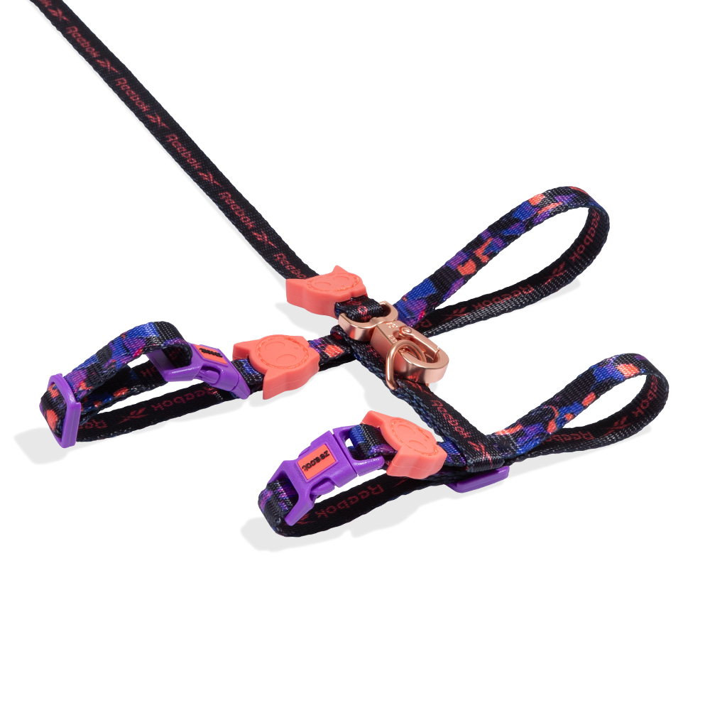Peitoral com Guia Zee.Cat Reebok Court para Gatos
