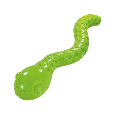 Brinquedo Jambo TPR Sound Cobra Verde para Cães U