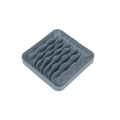 Comedouro Lento e Funcional Pet Games Pet Wave Cinza para Cães e Gatos