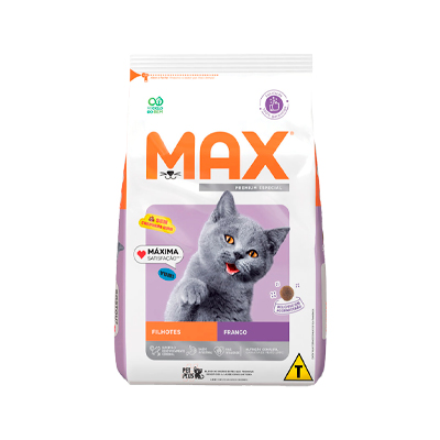 Ração Max para Gatos Filhotes sabor Frango 1kg