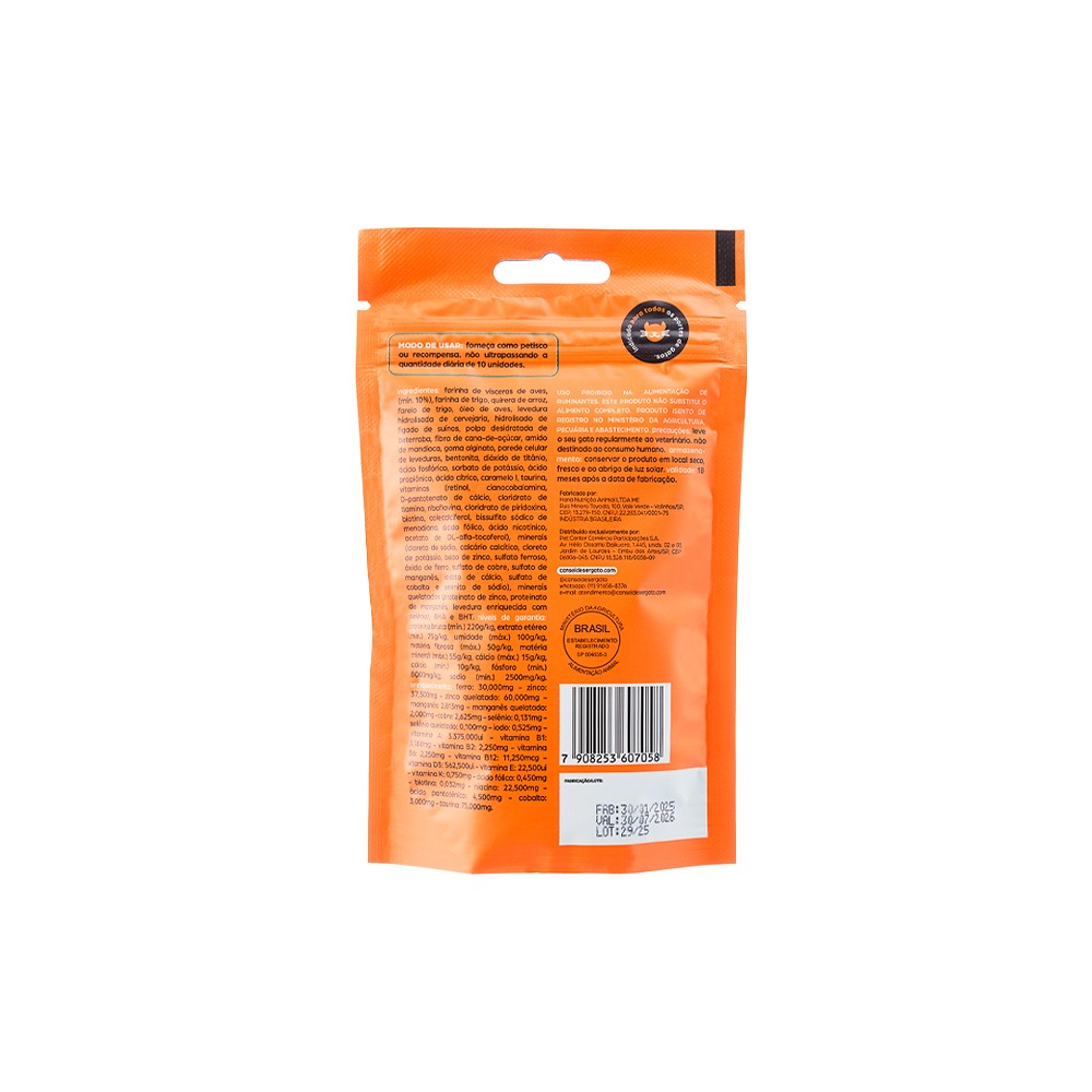 Snack Nugget Cansei de Ser Gato sabor Frango