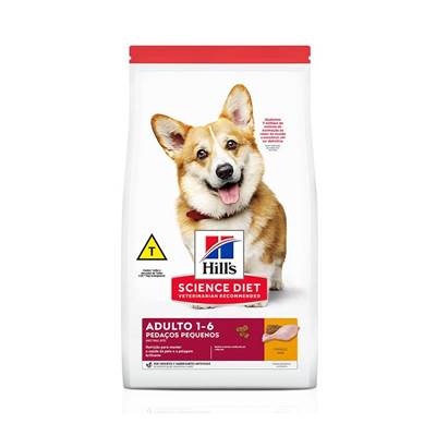 Ração Hill's Science Diet para Cães Adultos Pedaços Pequenos 2,4kg