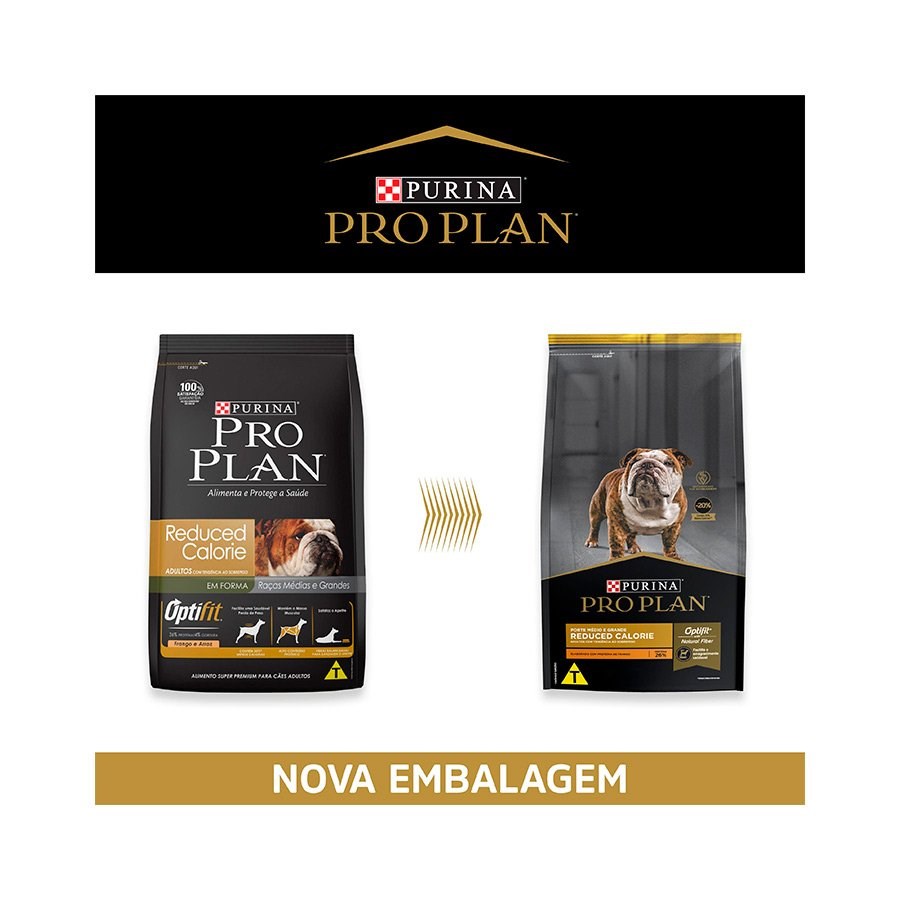 Ração Pro Plan Reduced Calorie para Cães Adultos sabor Frango & Arroz