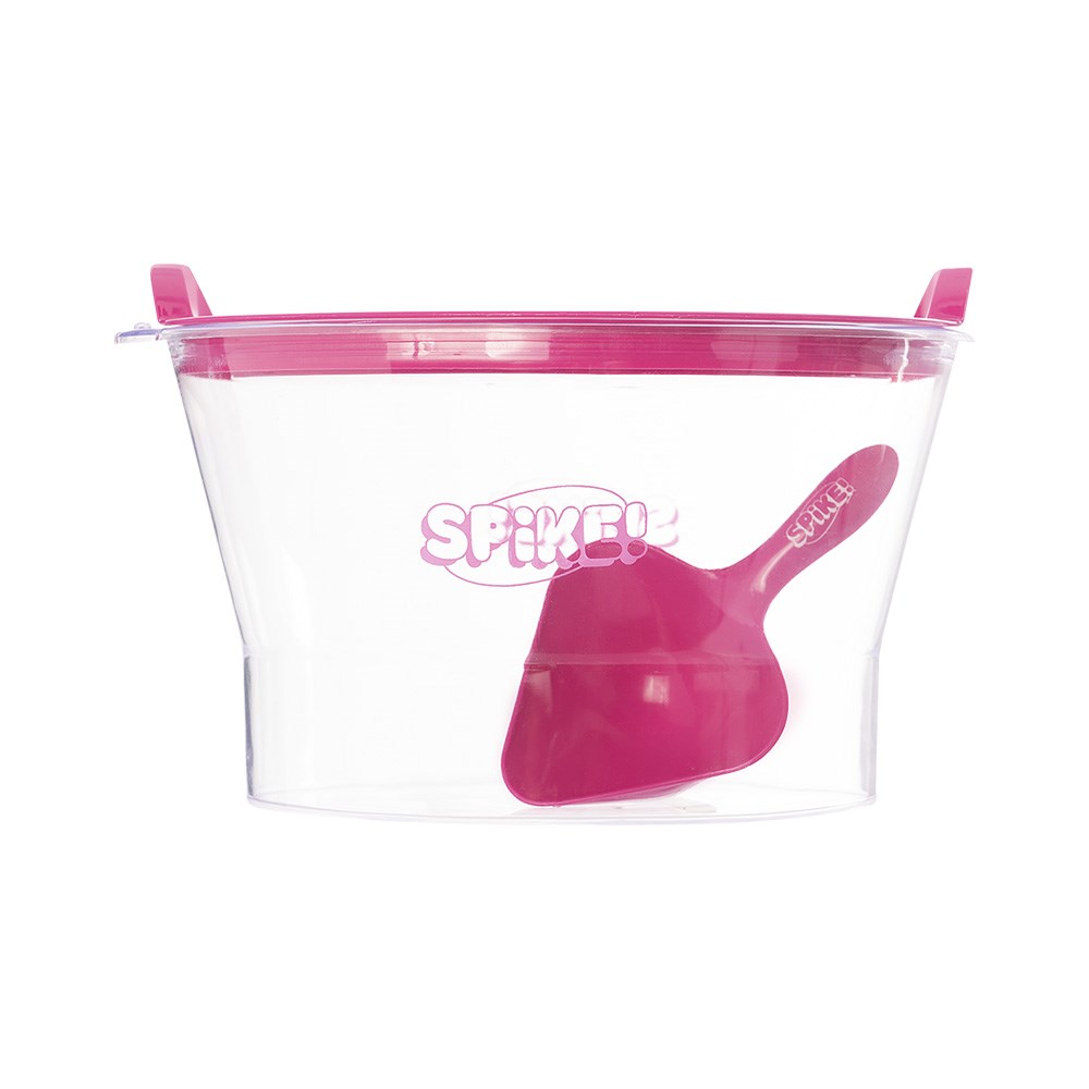 Porta Ração Spike Rosa para Cães e Gatos