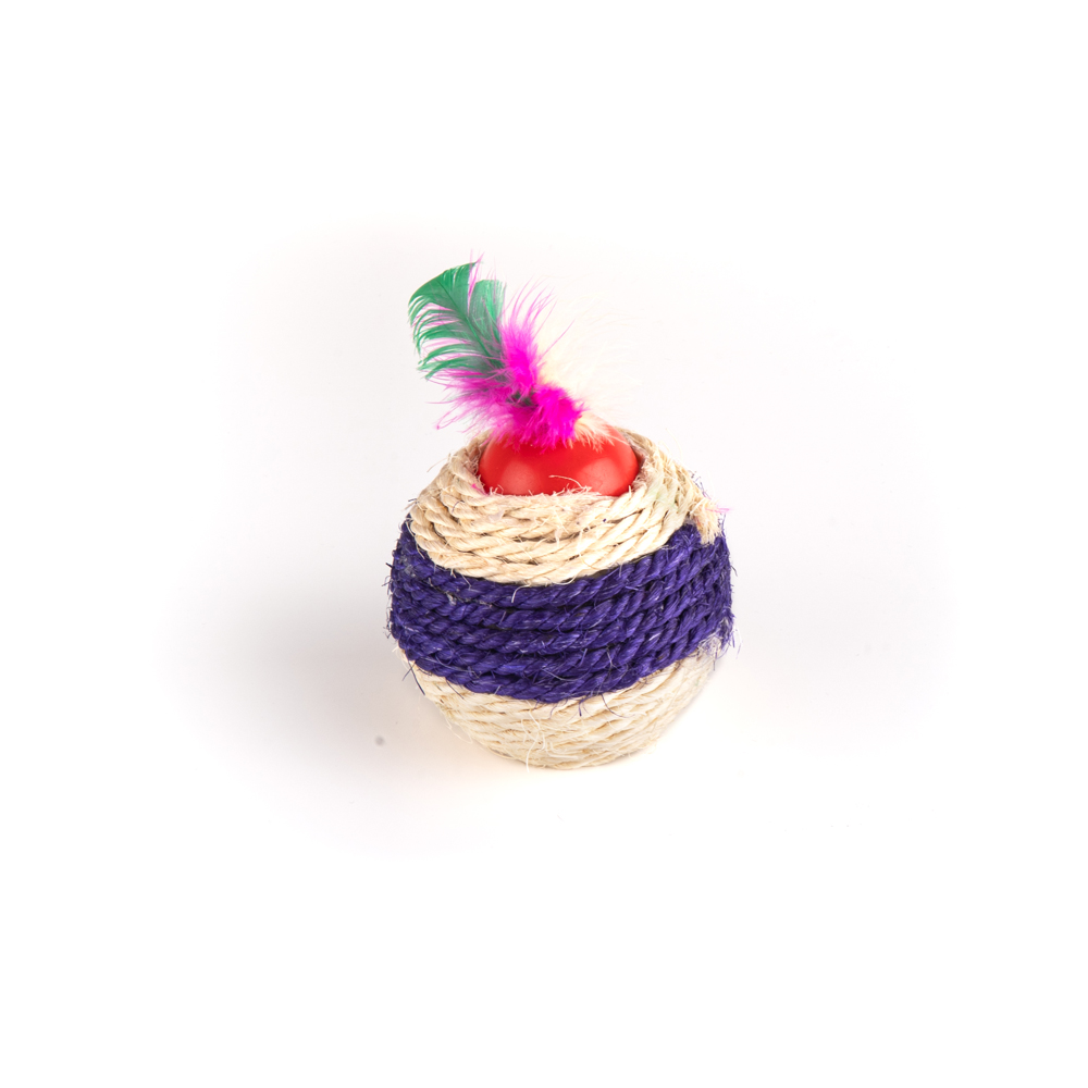 Brinquedo Fuzz para Gatos Bola de Sisal