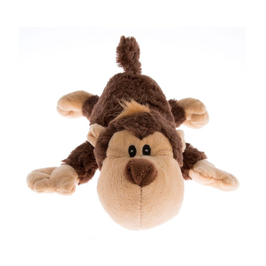 Brinquedo Kong para Cães Cozie Funky Monkey Marrom 