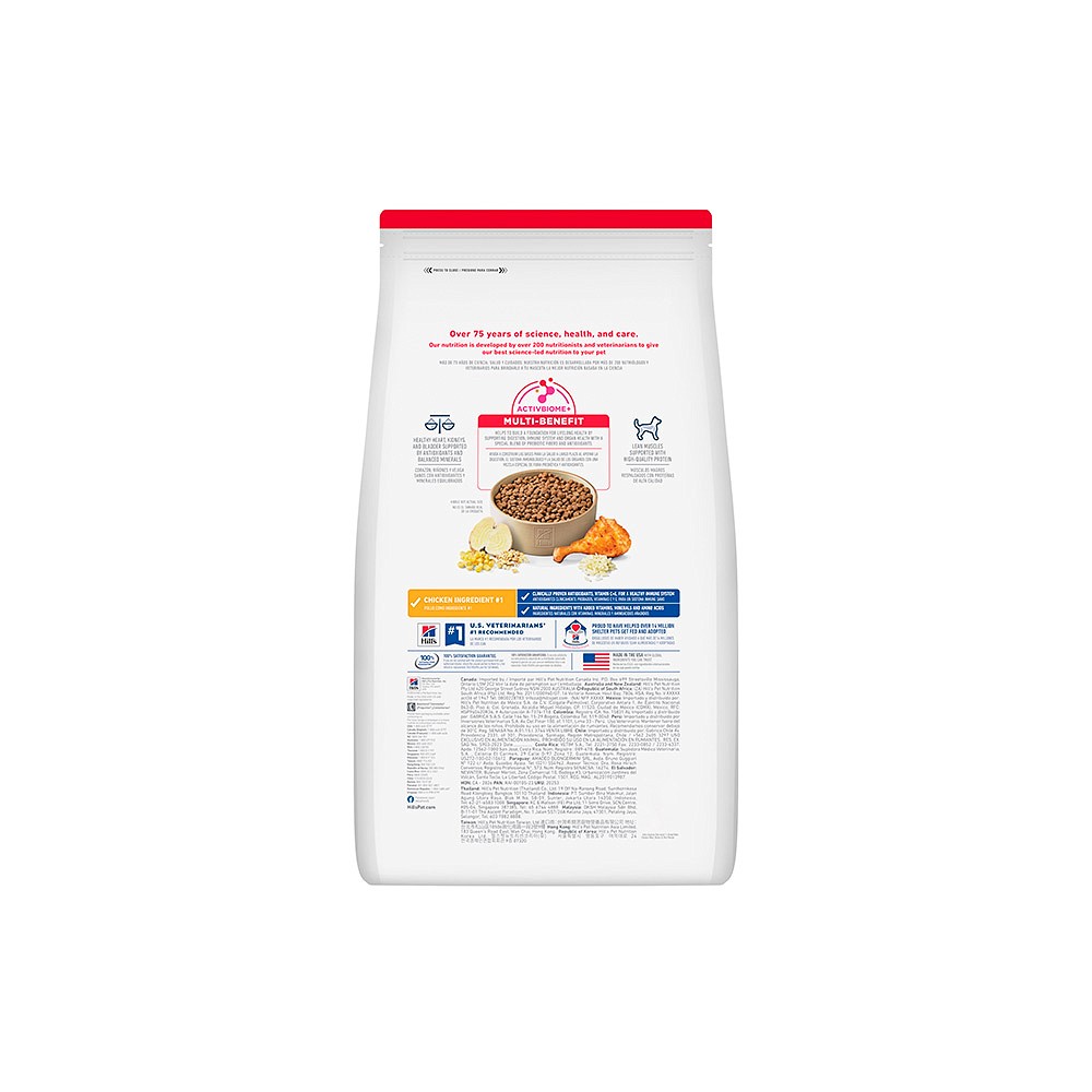Ração Hill's Science Diet 7+ Pedaços Pequenos para Cães Adultos
