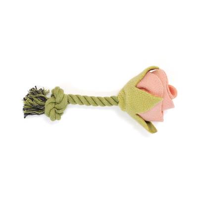 Brinquedo de Pelúcia Oikos Flor com Corda para Cães U