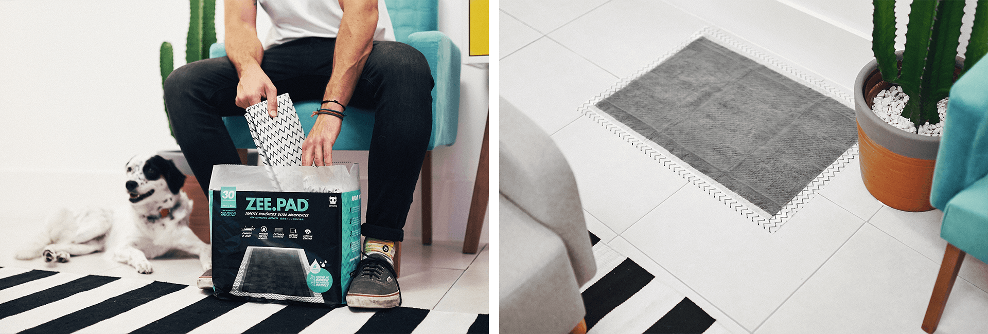 Tapete Higiênico para Cachorros Zee.Pad - 5 unidades | Lifestyle Images