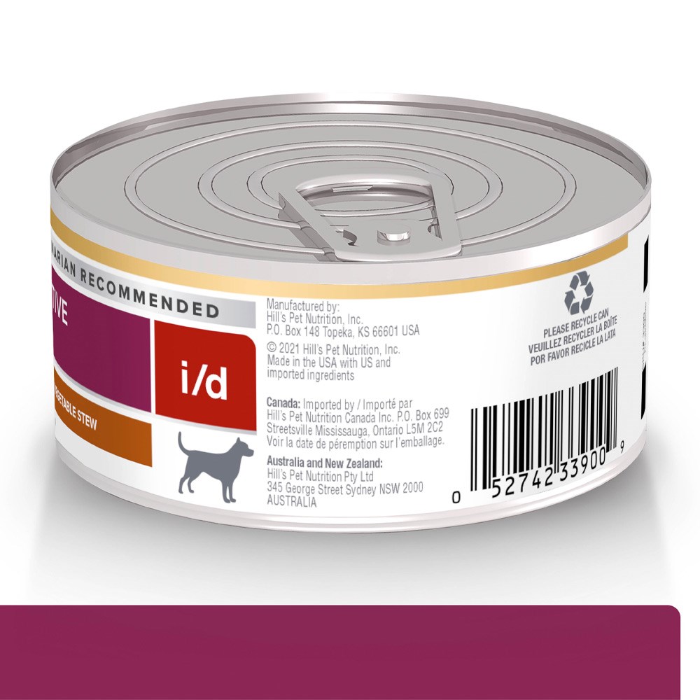 Ração Úmida Hill's Prescription Diet Cuidado Digestivo i/d para Cães sabor Frango e Vegetais