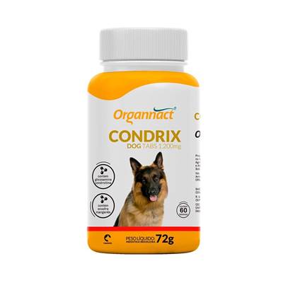 Suplemento Condrix Dog Tabs 1200mg 72g