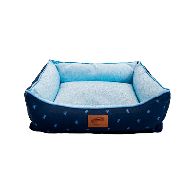 Cama Baw Waw Juli Soninho Azul para Cães e Gatos G