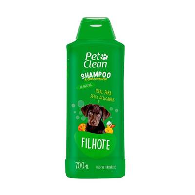 Shampoo e Condicionador Pet Clean Filhote para Cães e Gatos 700ml