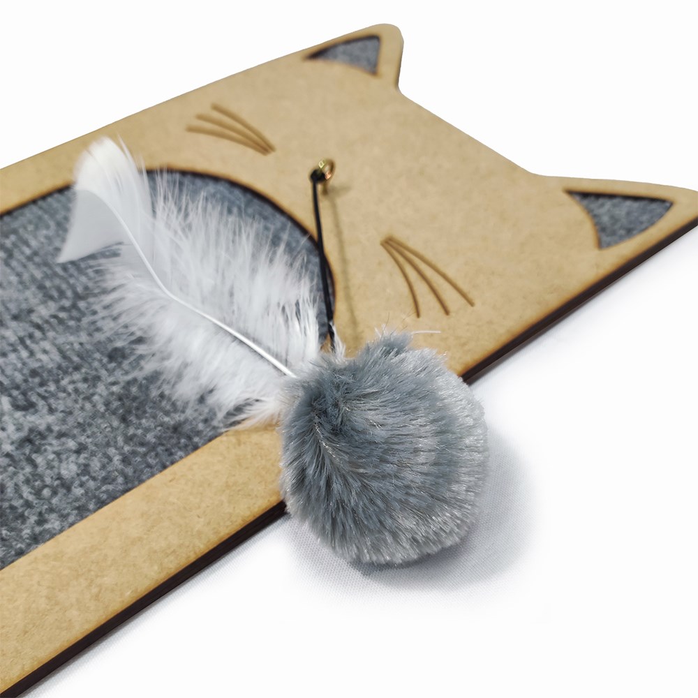 Arranhador Fabrica Pet Joy Cat Cinza para Gatos