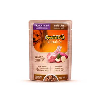 Ração Úmida Special Dog Ultralife Cordeiro com Batata-Doce para Cães Adultos de Raças Pequenas 