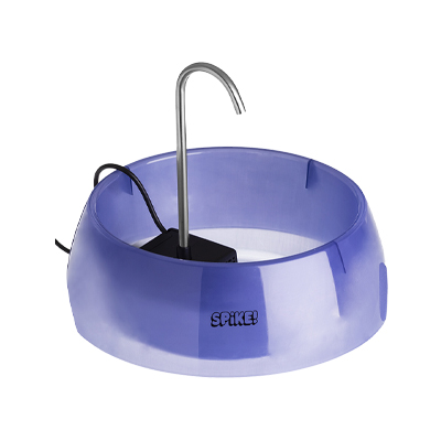 Bebedouro Fonte Spike Azul para Cães e Gatos U