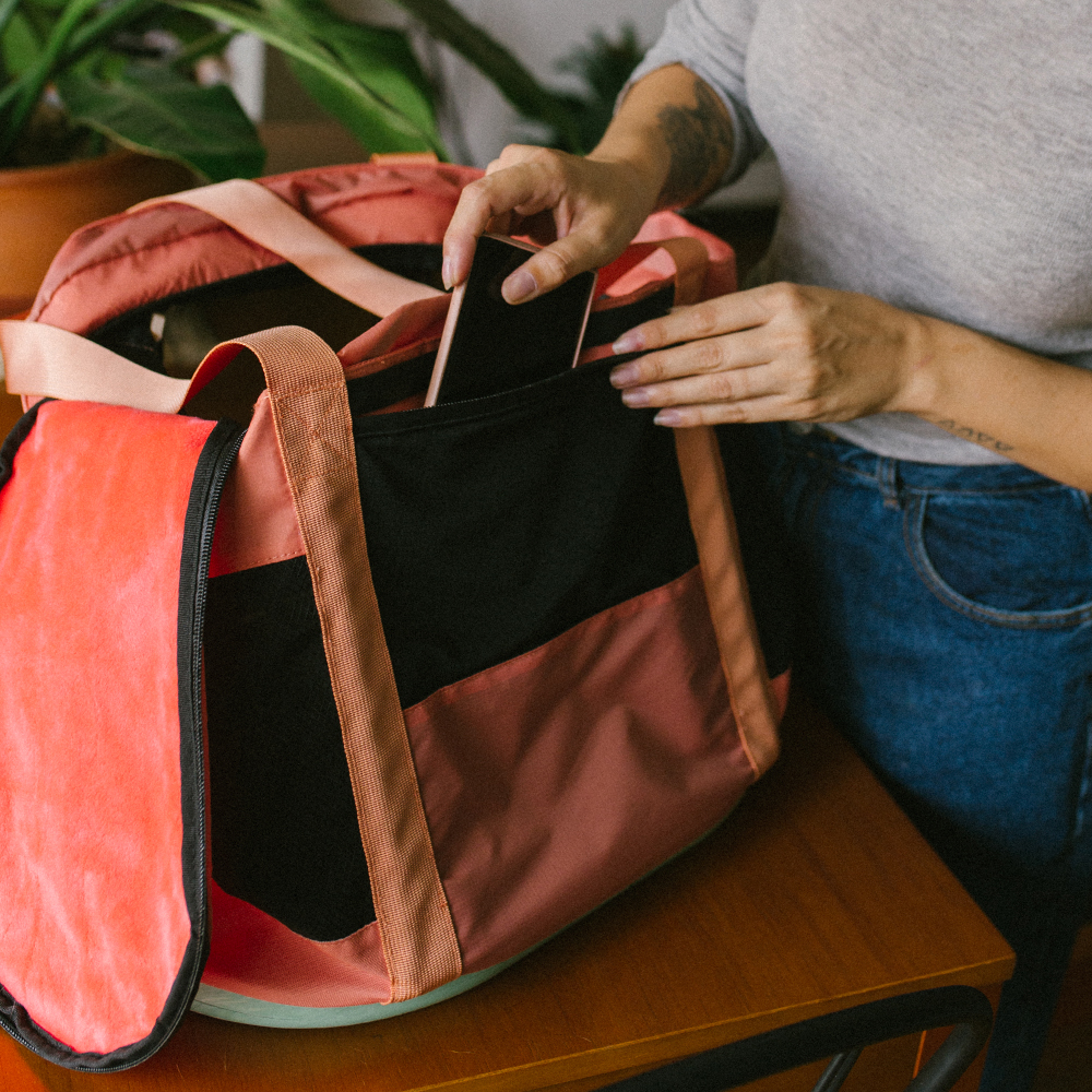 Bolsa de Transporte para Gatos Terracota