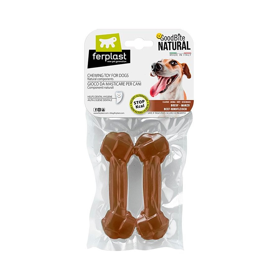 Osso Goodbite Natural para Cães Sabor Beef - 2 unidades