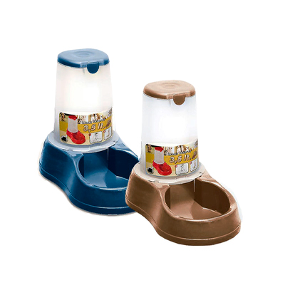 Comedouro Chalesco Cães e Gatos - Cores Sortidas 3,5L