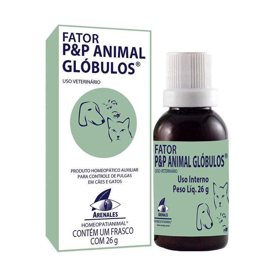 Medicamento Homeopático Arenales Fator P e P Animal Glóbulos