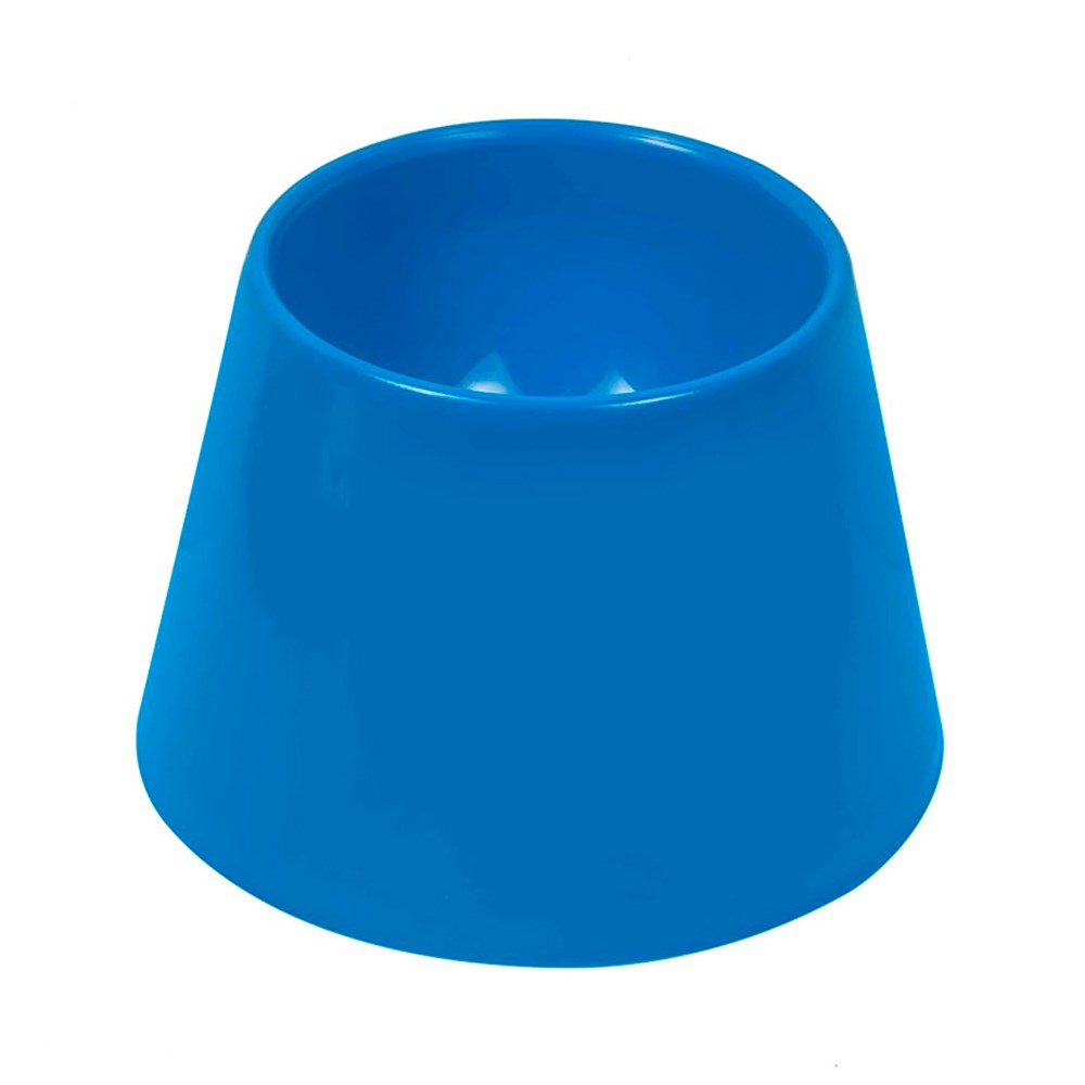 Comedouro e Bebedouro Alto Pet Games Azul para Cães