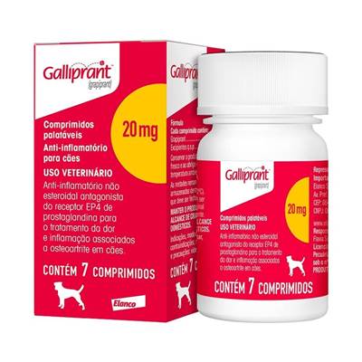 Anti Inflamatório Galliprant 20mg 30 comprimidos