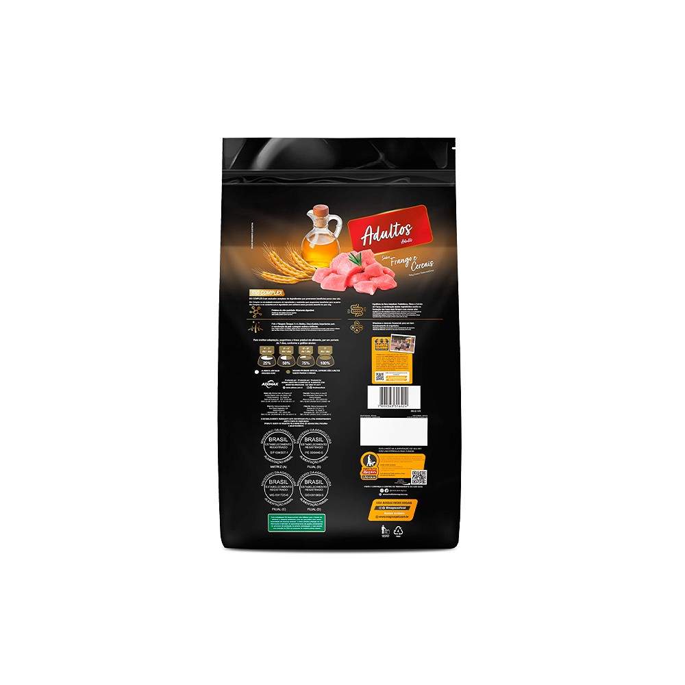 Ração Magnus Supreme para Cães Adultos sabor Frango e Cereais
