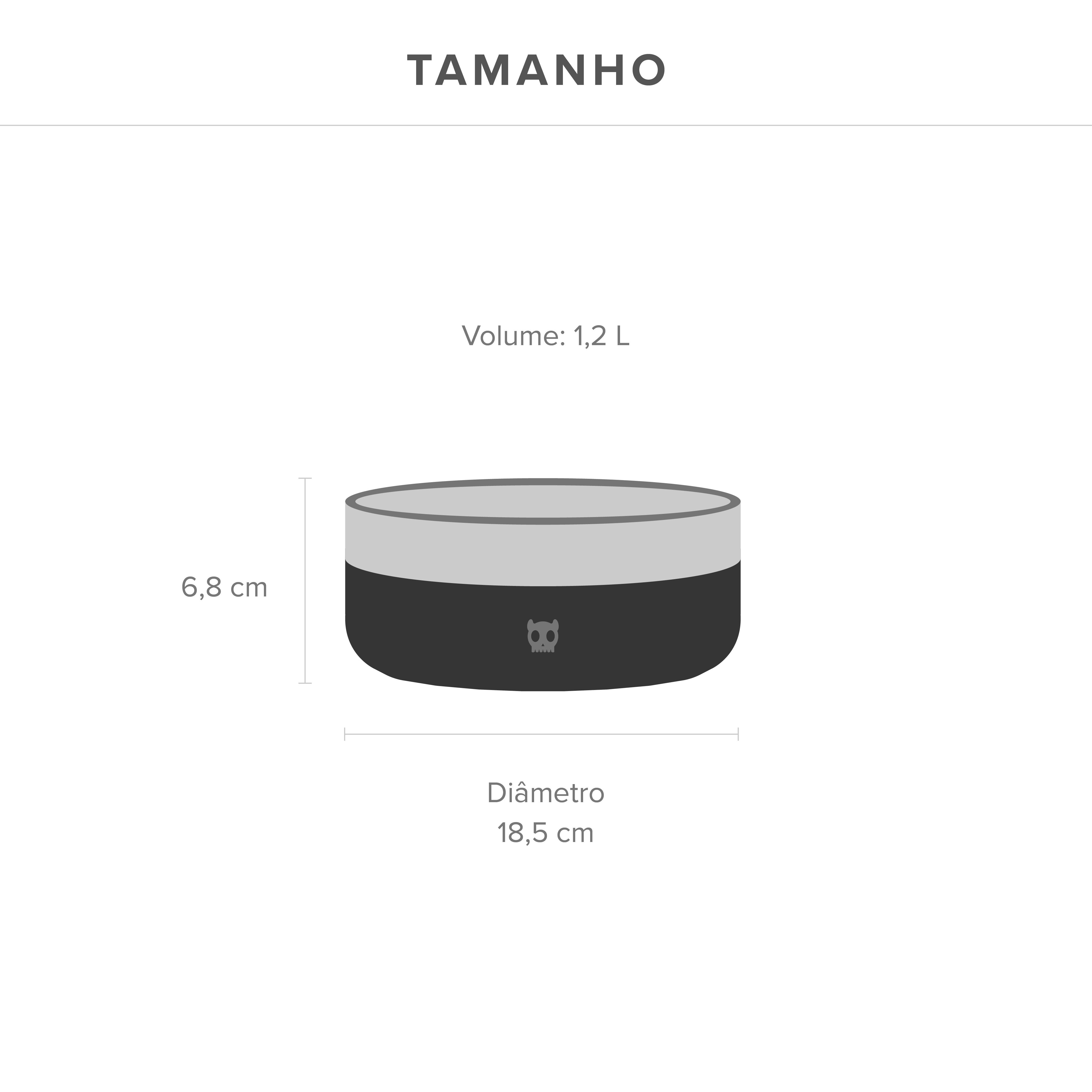 Comedouro para Cachorros Tuff Bowl Coral