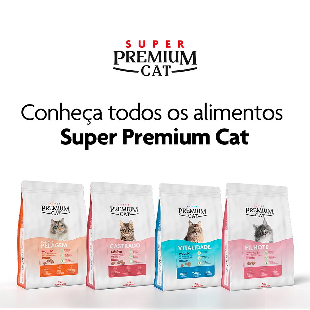 Ração Royal Canin Premium Cat Castrado para Gatos Adultos Castrados