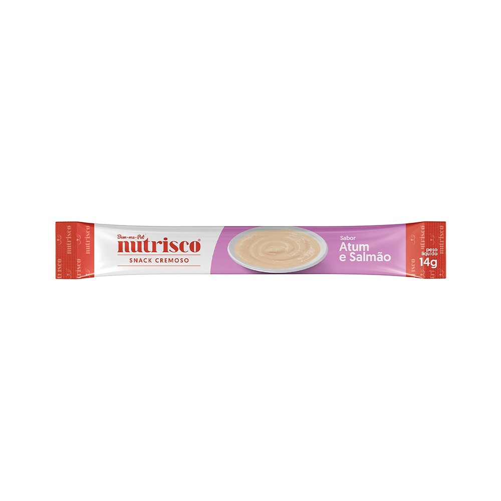 Snack Nutrisco Cremoso para Gatos sabor Atum e Salmão