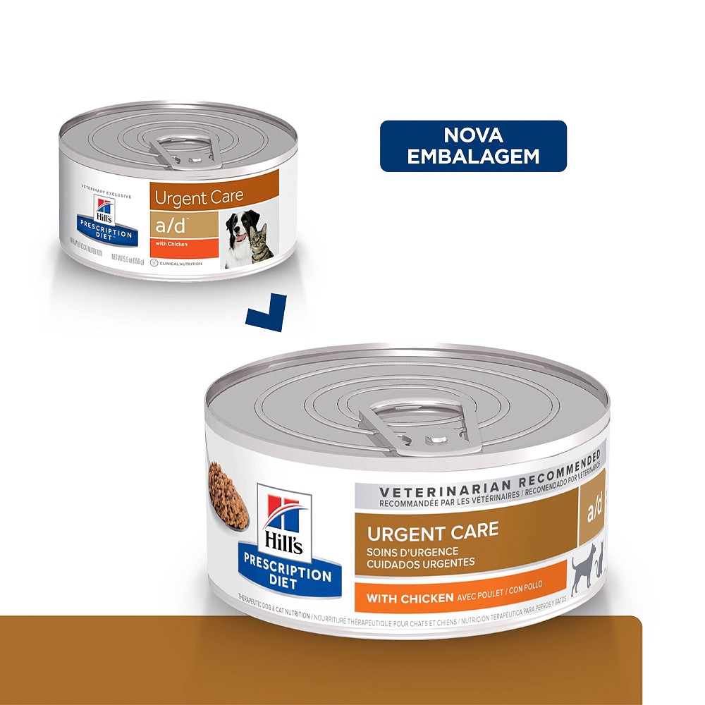 Ração Hill's Prescription Diet A/D para Cães e Gatos | Zee.Now