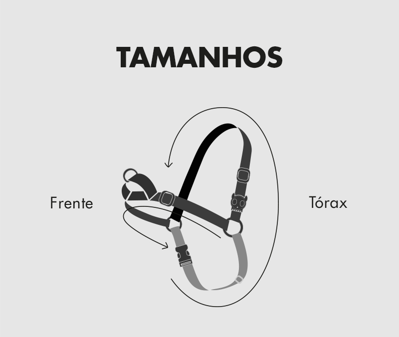 Peitoral para Cachorros Antipuxão Gotham