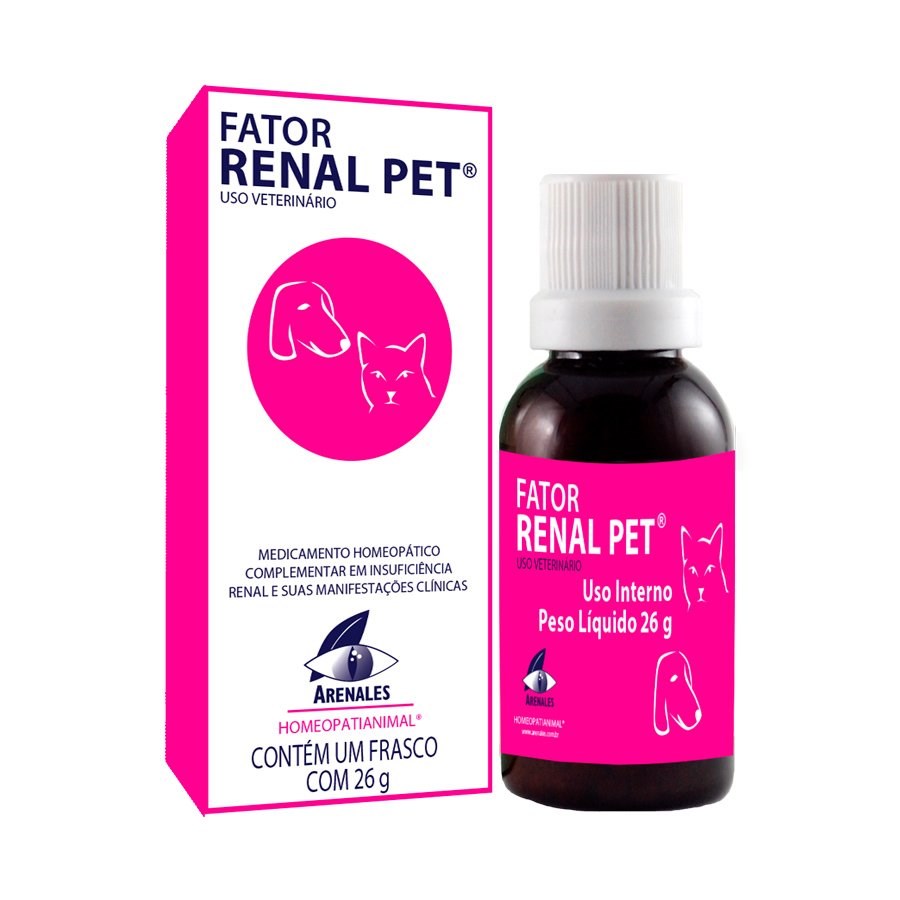 Medicamento Homeopático Fator Renal Pet Arenales 