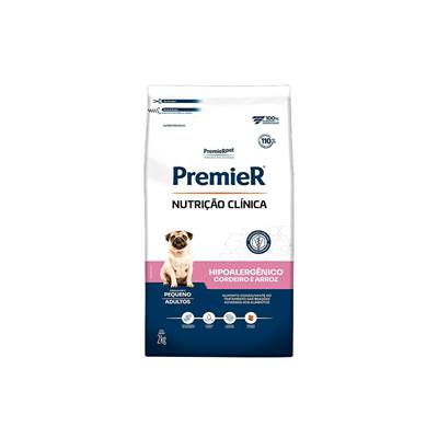 Ração Premier Nutrição Clínica Hipoalergênico para Cães de Pequeno Porte sabor Cordeiro e Arroz 2kg