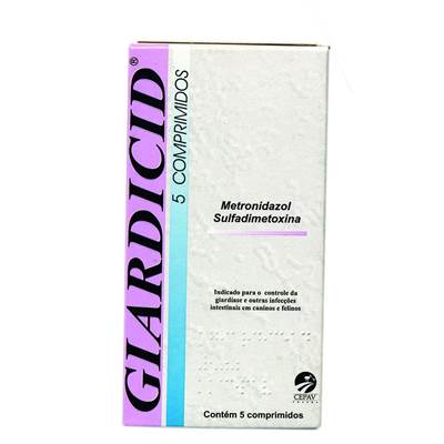 Antibiótico Giardicid 500 mg 5 comprimidos