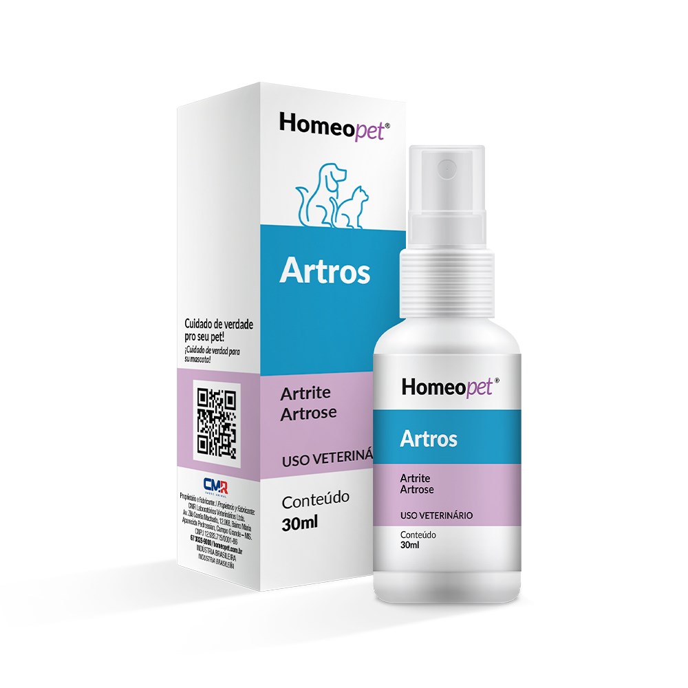 Sistema de Terapia Homeopet para Cães e Gatos Artrose