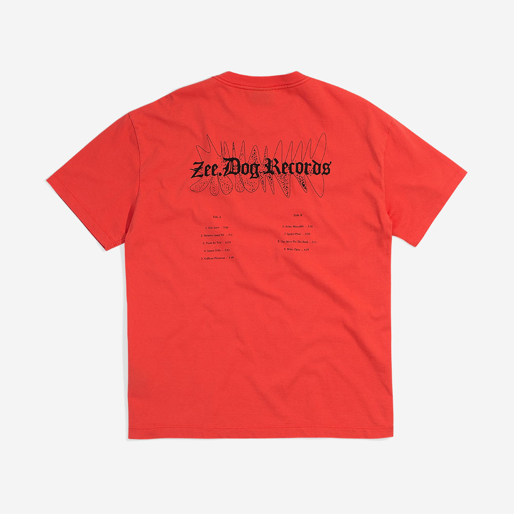 T-Shirt Wide Zee.Dog Records Vermelho | Imagem 5