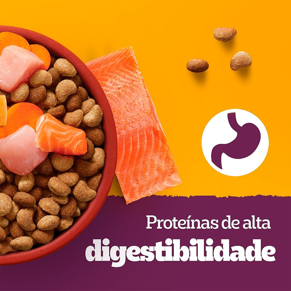 Ração Pedigree Barriguinha Saudável para Cães Adultos de Raças Pequenas e Minis sabor Peru