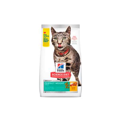 Ração Hill's Science Diet Peso Perfeito para Gatos Adultos Sabor Frango 1.36kg
