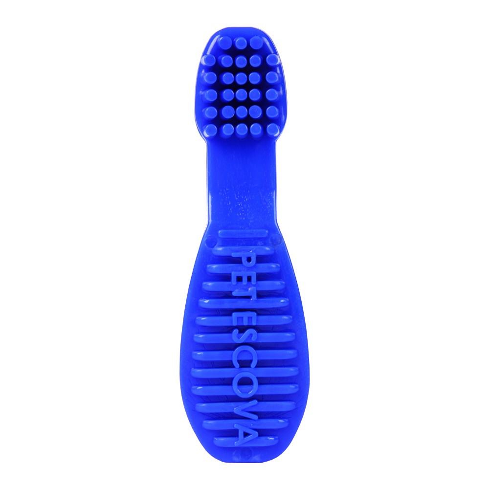 Brinquedo Pet Games Mordedor Escova Azul para Cães 