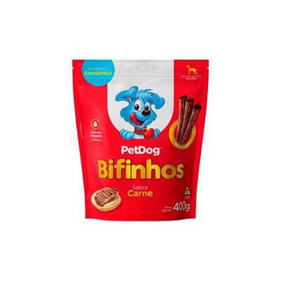 Bifinho Pet Dog para Cães Sabor Carne 400g